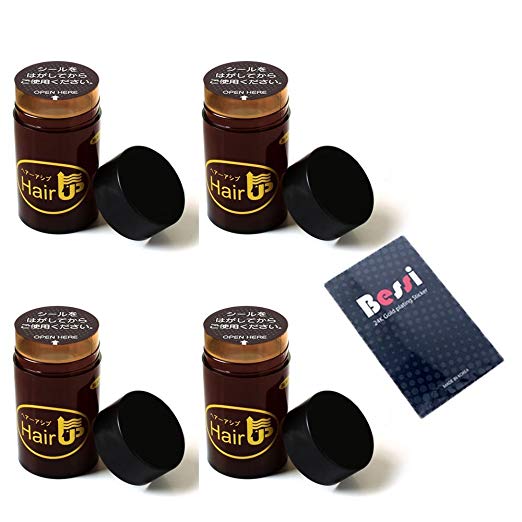 [Made in Korea] Hair up Hair Building Fibers 45 Grams/1.59oz 4pcs black or DB or LB (Black)