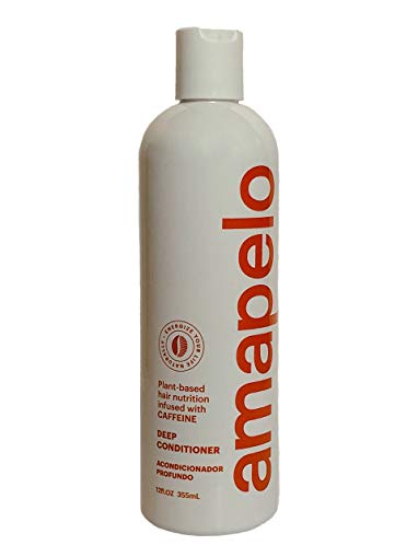 Amapelo Deep Conditioner with Caffeine - Energize your Life Naturally - 12 fl. Oz. Bottle