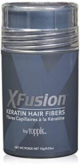 XFusion Regular Size Keratin Hair Fibers, Dark Brown, 0.53 Ounce