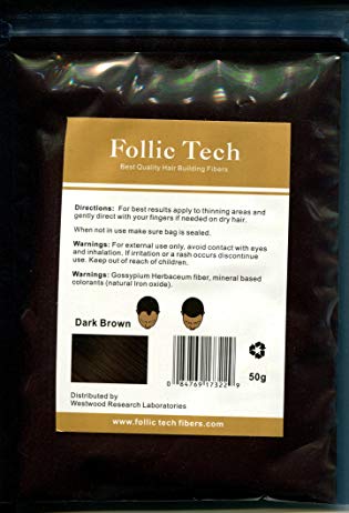 Dark Brown Keratin Hair Building Fibers 57 grams Refill Your Existing Bottle