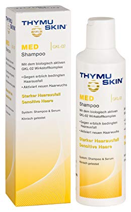 THYMUSKIN Med - Hair Care Peptides Shampoo (Step #1) for Hair Growth Due to Hair Loss - for Sensitive Hair and Scalp Conditions Where Balding is Already Present