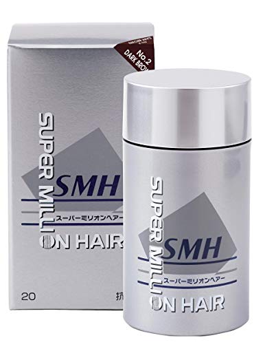 Super Million Hair Hair Enhancement Fibers Antibacterial 20g/0.7oz - No.2 Dark Brown