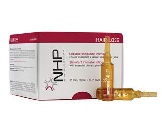 NHP Hair Loss Stimulant Intensive Lotion With Essential Oils and Plant Stem Cells Pack 10 ampoules x 7ml.