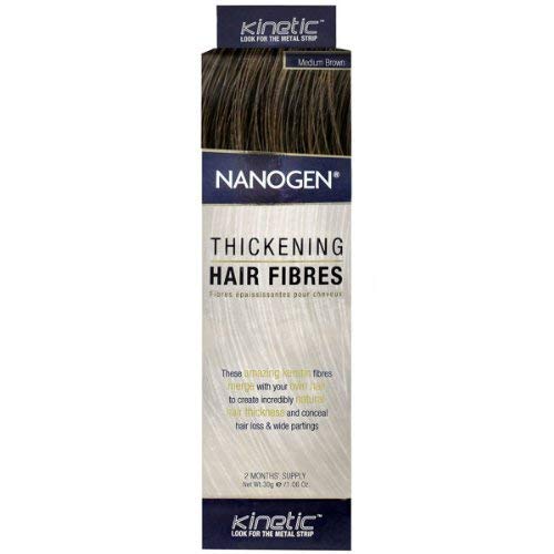 Nanogen Hair Building Fiber, Medium Brown 30 Grams