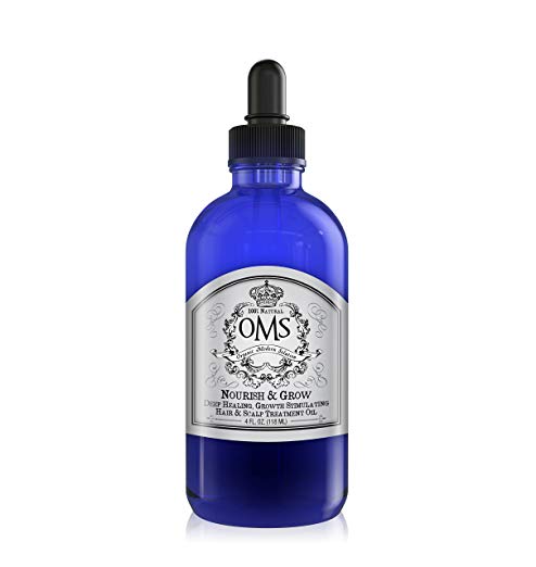 OMS All Natural Hair Growth & Hair Loss Thickening Treatment Oil, Organic (4 oz)