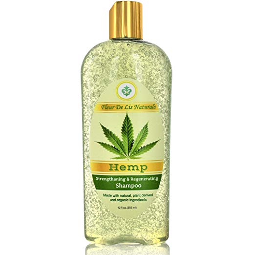 Natural & Organic Restorative Shampoo - Hemp, Premium Hair Regrow Shampoo for Men and Women - with Biotin, Hemp Oil, Ginseng for Thin, Frizzy, Dry Hair & Split Ends Treatment - 12 oz