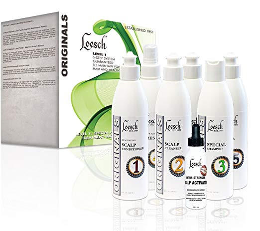 Loesch Original Enhanced Treatment Kit (Level 2) (Hormone-Free), to prevent hair loss, and stimulate hair growth or regrowth