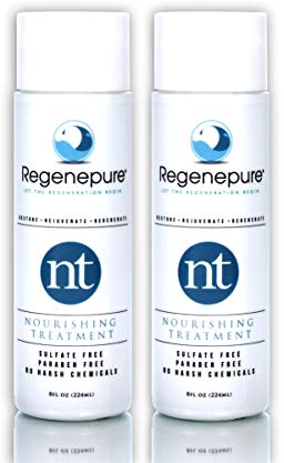 REGENEPURE - NT Shampoo, Nourishing Treatment For Thickening and Strengthening Hair, 8 Ounces (2 Pack)