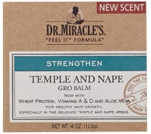 Dr. Miracle's Strengthen Temple & Nape Gro Balm Super Strength, 4 oz