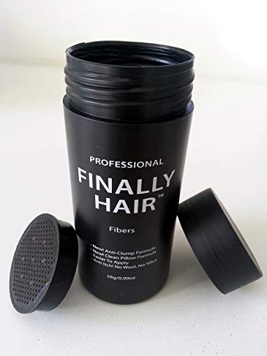 Finally Hair - Hair Fiber Applictor Bottle For Use With 456g Refill Used To Conceal Hair Loss (Empty Refillable Applicator Bottle)