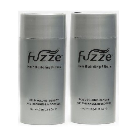 2 Pack Special Fuzze Second Generation Keratin Hair Building Fibers - Dark Brown - 25g/0.88 oz. - Adds Volume and Thickness to Balding or Thinning Hair